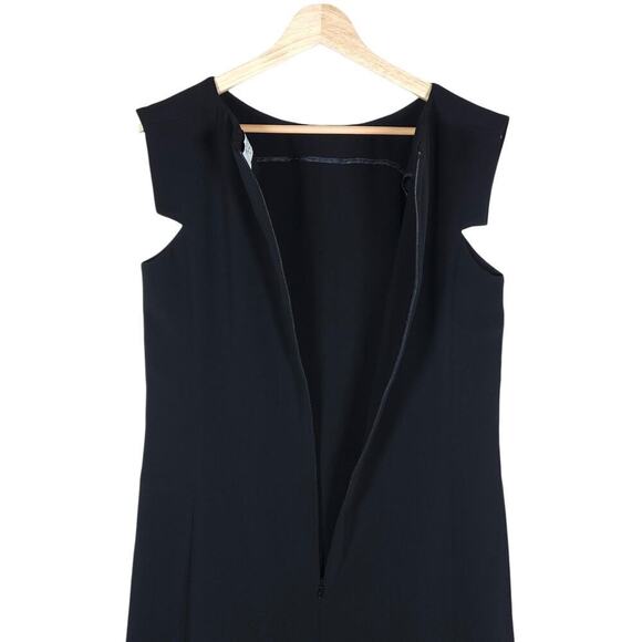 MMLaFleur Womens Black Sheath Dress Size 10 Elegant Workwear Power Classic Core - Picture 12 of 14